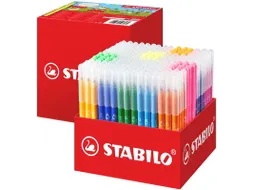 Viltstift STABILO Trio A-Z 378 240st assorti