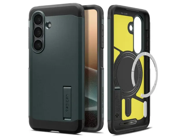 Spigen Galaxy S26 Plus Hoes Donkergroen