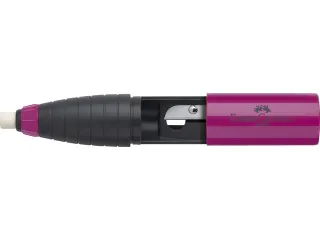 gum/potloodslijper Faber-Castell Combi rood/blauw display a 12 stuks - 4