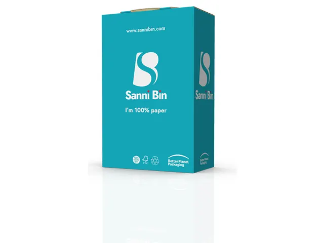 Sanni Bin disposable hygiënebak 14 liter karton (10 stuks)