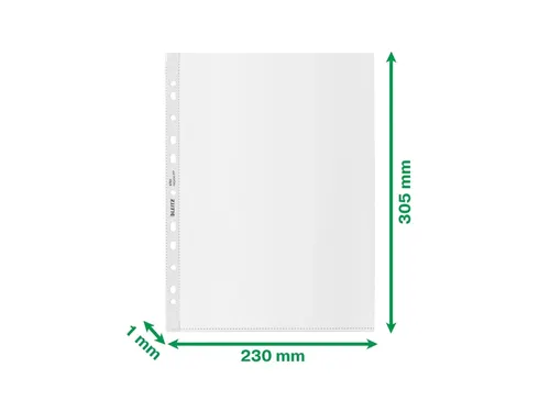 Showtas Leitz Recycle A4 11-gaats PP 0.10mm transparant