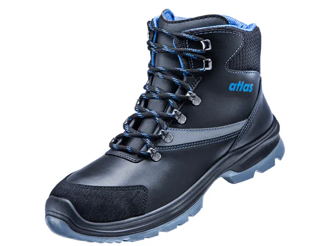 Veiligheidsschoen Alu-Tec 735 XP S3 ESD Hoog Zwart Leder maat 37 W10
