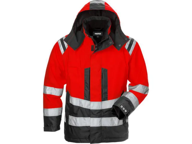 Fristads 4037 GTT winterjas, rood/zwart, maat M, per stuk