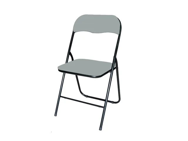 Chaise pliante BRASQ FC100 gris-noir
