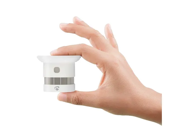 Rookmelder Nedis Zigbee 3.0 Wifi 10 jaar wit