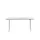Elektrisch ihv bureau,HxBxD 700-1200x1600x800mm,blad wit,T-voet wit