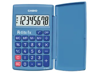 Rekenmachine Casio basisschool blauw LC-401LV-BU - 1