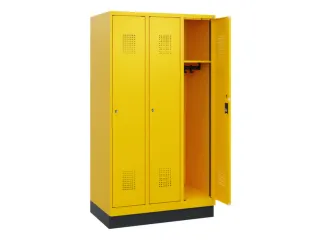 schoollocker,HxBxD 1630x900x500mm,3vak,vak B 300mm,cil.-slot,sokkel - 1