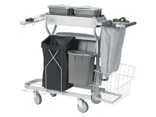 Vikan Microvezel werkwagen COMPACT PLUS 40 cm Grijs - 3