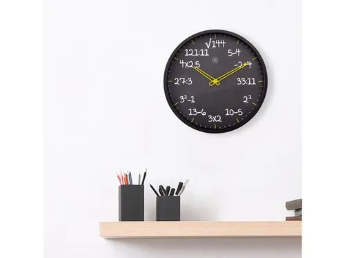Reken wandkllok - 30cm -Stille klok- Rekenformule design - nXt by NeXt