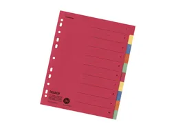 Tabblad recycled karton A4+ 10tabs
