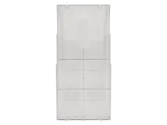 Wandfolderhouder A4 vertic (3) transp.