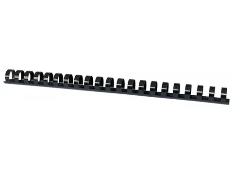 Bindruggen plastic A4 100 stuks 16mm (145 vellen) zwart