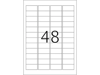 HERMA 8030 Weervaste Folie-etiketten A4 45,7x21,2mm Geel 1200 stuks - 3