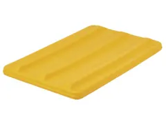 Deksel Voor Verrijdbare Rechthoekige Bak 135 Liter Geel