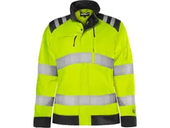 High vis Green jack dames klasse 3 4068 GPLU Geel/Zwart maat M