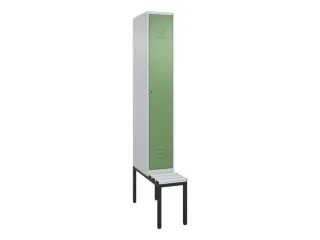 locker met bank,HxBxD 2120x300x815mm,1vak,vak B 300mm,cil.-slot - 1