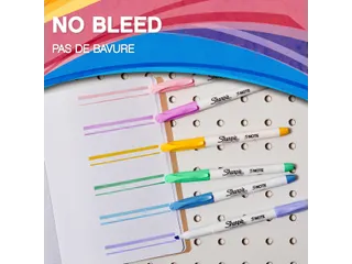 Markeerstift Sharpie S-note Beitel blister à 12 kleuren Assorti - 7