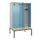 locker met bank,voor scheiding van kleding,HxBxD 2120x1200x815mm,4vak