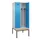 locker met bank,voor scheiding van kleding,HxBxD 2120x800x815mm,2vak