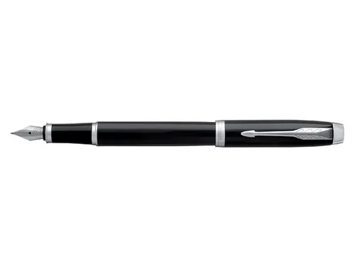 Vulpen Parker IM Black Lacquer CT Finish Fijn Blauwe inkt