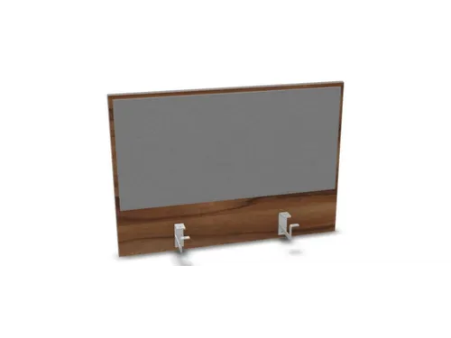 opzetpaneel bureau aanbouw achter NP-tiepolo nut BN8078-grijs 800mm