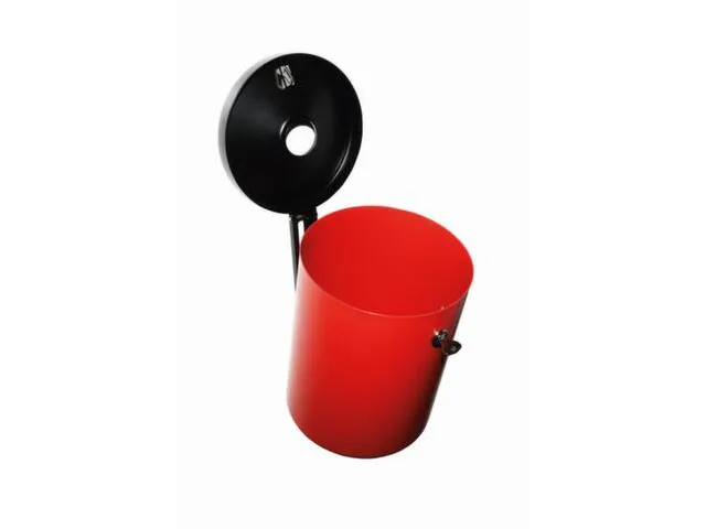 wandasbak,HxØ 250x180mm,romp staal,romp rood