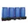 PE-opvangbak,v. 4x200l vat,opvangvol. 220l,HxBxD 270x2445x660mm