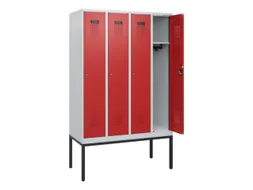 schoollocker,HxBxD 1950x1200x500mm,4vak,vak B 300mm,cil.-slot