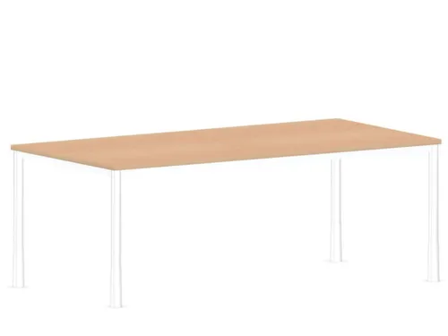 In hoogte verstelbaar bureau,HxBxD 720-840x2000x1000mm,NE-esdoorn