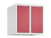 opzetkast,v. locker,2vak.,vak B 250mm,HxBxD 500x500x500mm,vleugeldeur