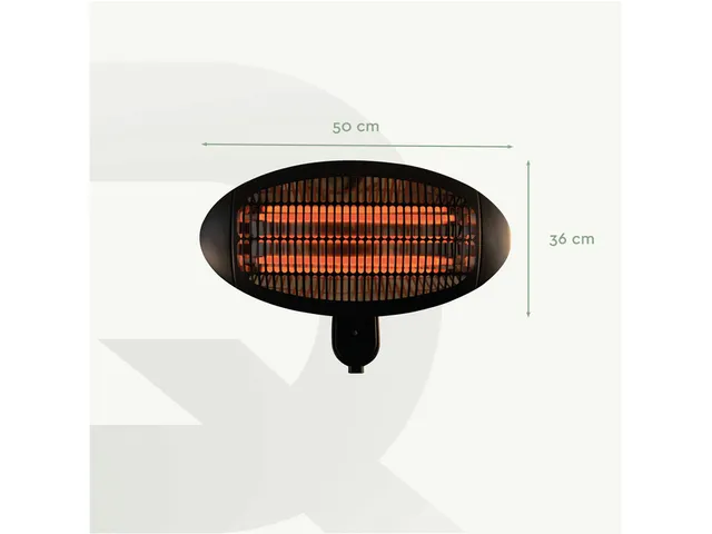 Terrasverwarmer BRASQ PHW100 hangend elektrisch