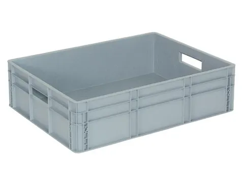 Euronorm Maxi-Containers 87 liter 220x800x600mm Pp Open Grepen Grijs