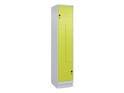 Z-garderobekast,HxBxD 1950x400x500mm,vak B 200/400mm,draaigrendel