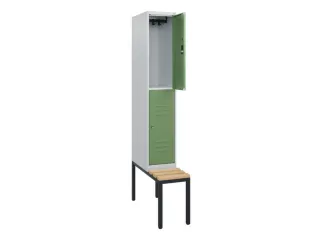 Dubbeldekse dekenkist,HxBxD 1950x300x815mm,1x2vak.,vak B 300mm - 2