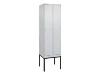 locker,HxBxD 2120x600x500mm,2vak,vak B 300mm,cil.-slot,voetonderstel - 1