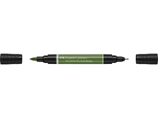 Tekenstift Faber-Castell Pitt Artist Pen duo marker 174 chroomgroen - 3