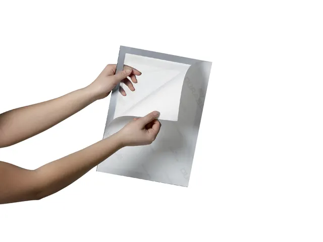 Duraframe Durable 499323 Note A4 zelfklevend zilvergrijs