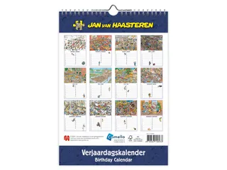 Verjaardagskalender Jan van Haasteren A4 - 4