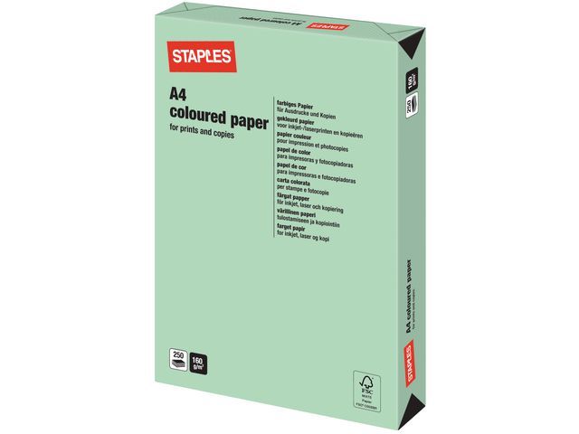 Schepsel Pak om te zetten software Papier A4 160 Gram Groen | DiscountOffice.nl