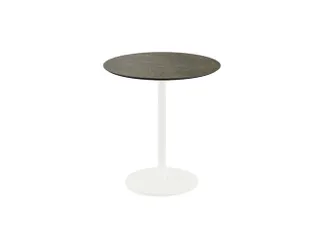 bistrotafel,HxØ 730x700mm,rond,schotelvoet wit - 1