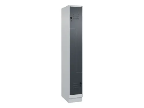 Z-garderobekast,HxBxD 1950x300x500mm,vak B 150/300mm,draaigrendel