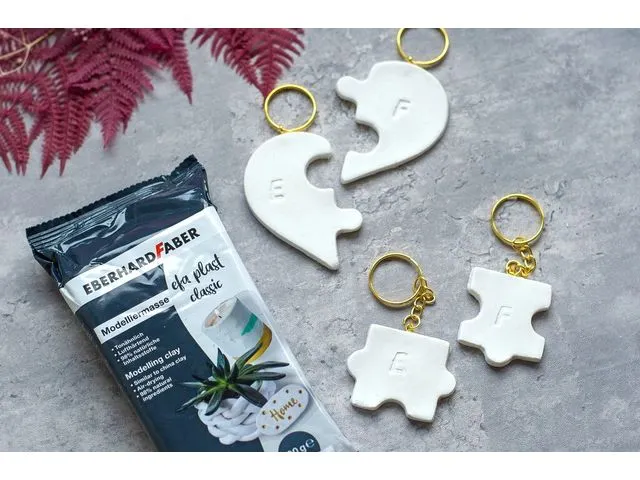 Efaplast classic Eberhard Faber boetseermateriaal 500gr. wit