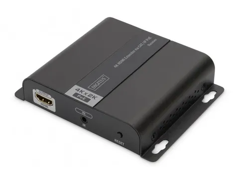 4K HDMI-extender, ontvanger via IP/CAT 5, 6 (120 m), POE-aangedreven