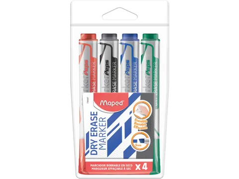 whiteboardmarker Jumbo, beitelvormige punt 5mm assorti