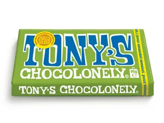 Chocolade Tony Chocolonely puur amandel zeezout reep 90 gram - 4