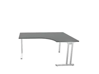 Bureau In Vrije Vorm Hxbxd 720x1600x1200mm Ms-Donkergrijs - 4