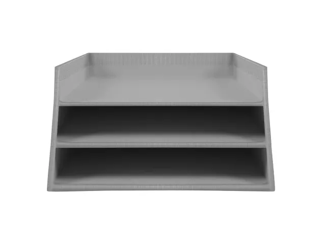 Kartonnen postmand met 3 niveaus