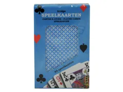 Speelkaarten premium blauw