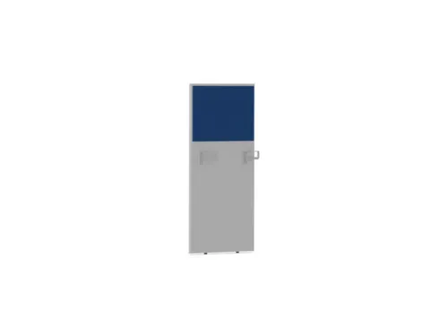 baliepaneel bureau aanbouw rechts MP-lichtgrijs BN6016-blauw 600mm